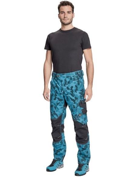 SPODNIE ROBOCZE DO PASA NEURUM CAMOUFLAGE  MORSKI