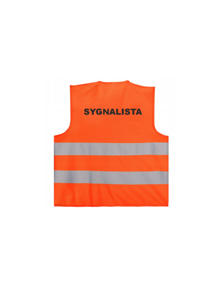 KAMIZELKA ODBLASKOWA Z NADRUKIEM HAKOWY/SYGNALISTA