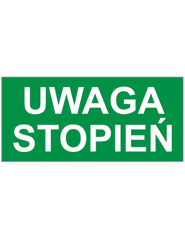 Naklejka ewakuacyjna