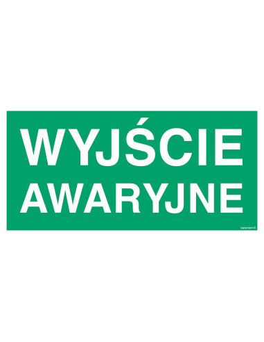 Naklejka ewakuacyjna
