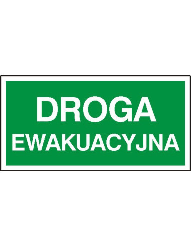 Naklejka ewakuacyjna