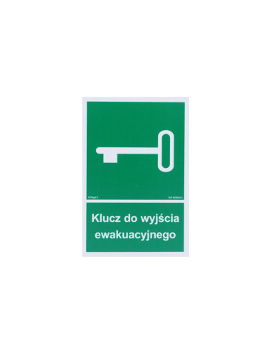 Naklejka ewakuacyjna