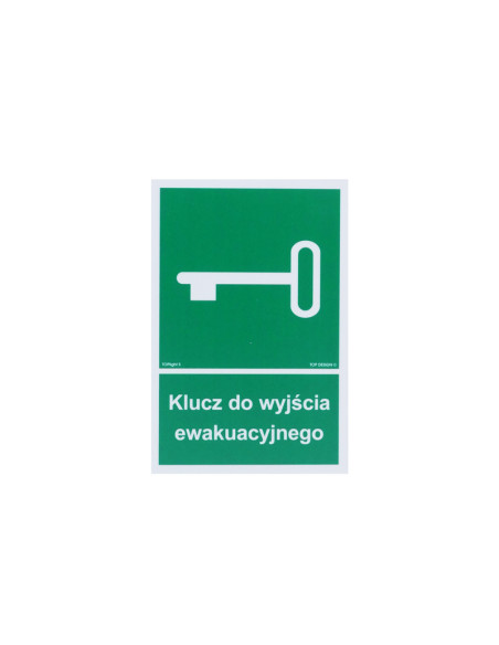Naklejka ewakuacyjna