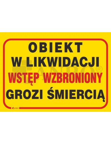 Tabliczka budowlana 250x350