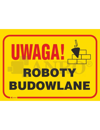 Tabliczka budowlana 250x350