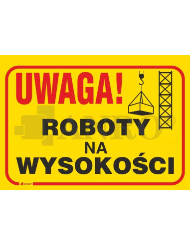 Tabliczka budowlana 250x350