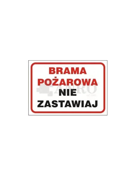 Tabliczka budowlana 250x350