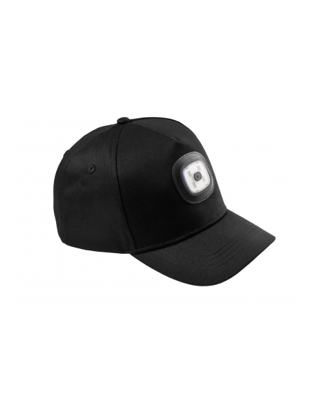CZAPKA Z DASZKIEM +LATARKA LED USB DAHN