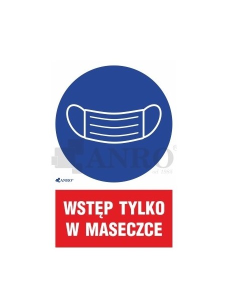 Naklejka nakazu/zakazu